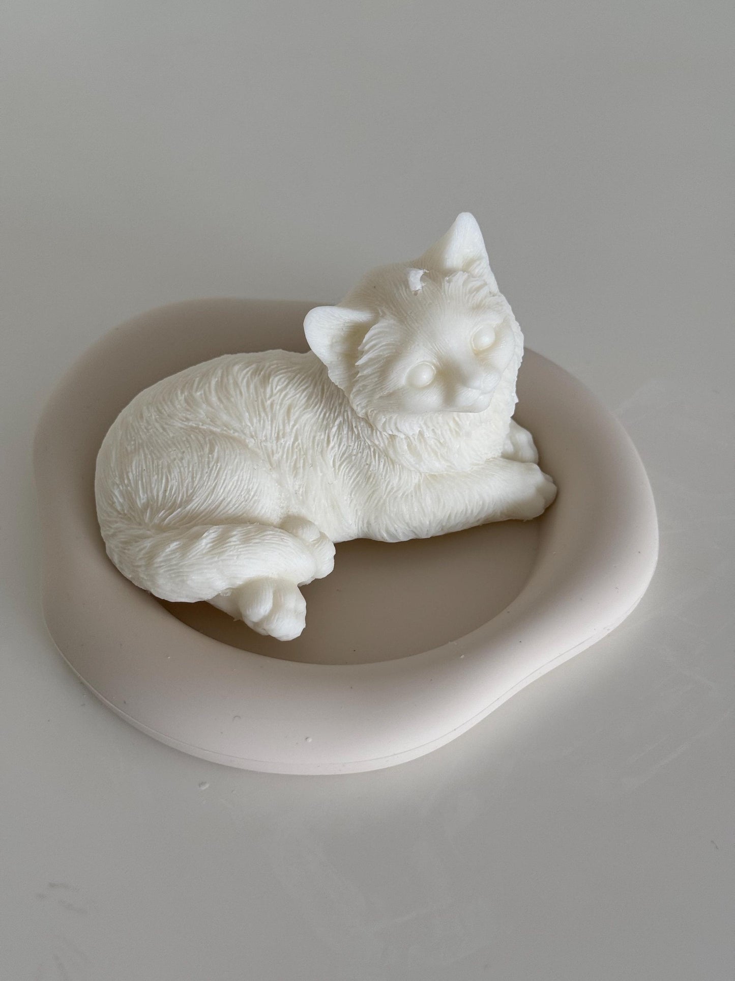 Custom Cat Candle