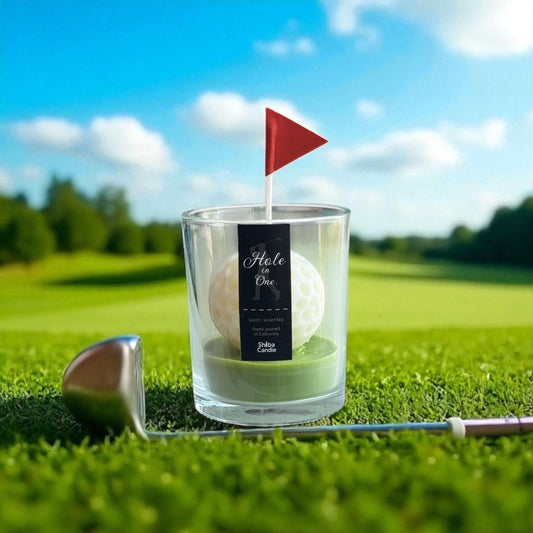 Golf Ball Candle