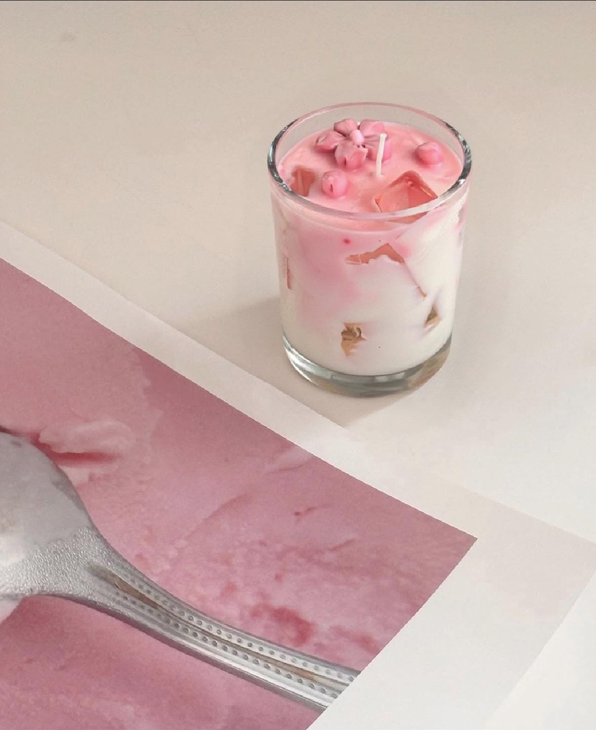 Pink Candles Set