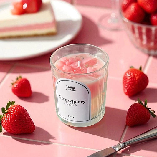 Strawberry Latte Candle