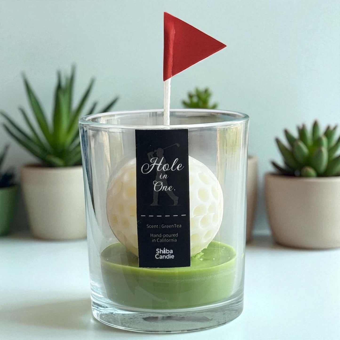 Golf Ball Candle