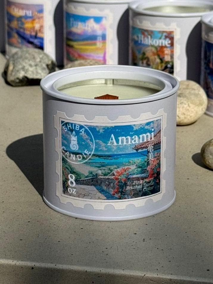 Amami | Peony + Blush Suede + Cedar |