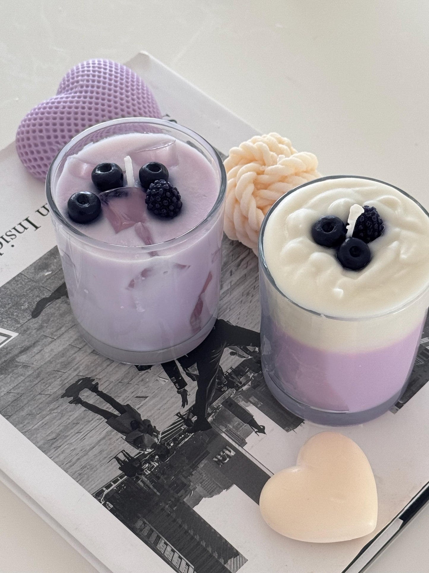 Cafe Latte Candle: Hand-Poured Soy Mixed Wax Coffee Scented Candle