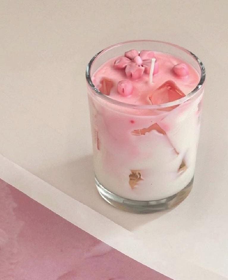 Strawberry Latte Candle